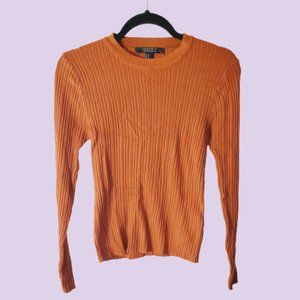 O R A N G E  RIBBED SWEATER | FOREVER 21 🧡